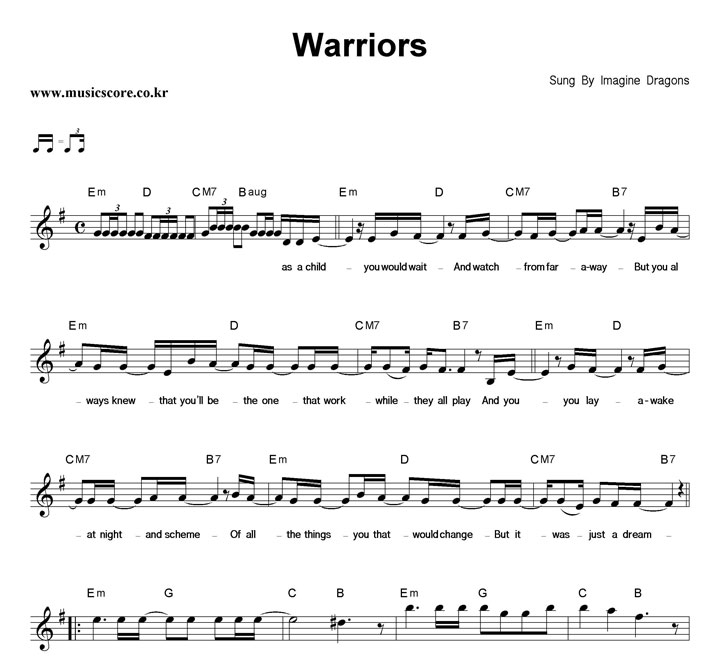 Imagine Dragons Warriors Ǻ