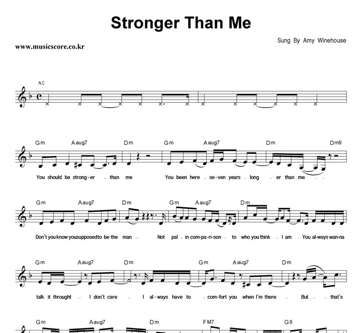 Amy Winehouse Stronger Than Me Ǻ