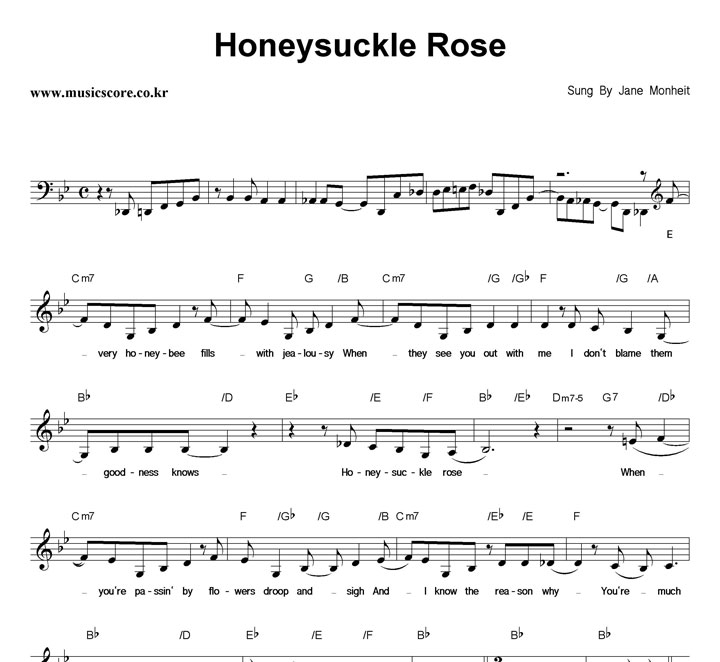 Jane Monheit Honeysuckle Rose Ǻ