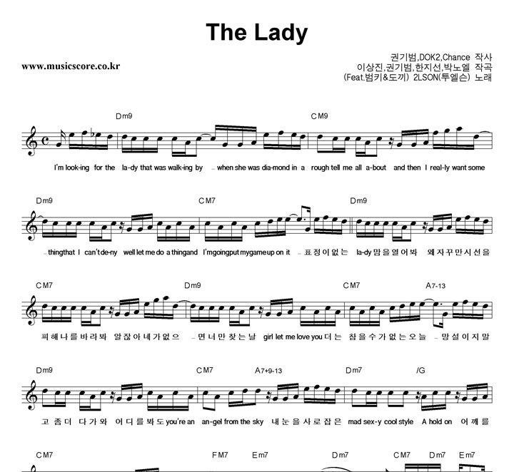  The Lady (Feat.Bumkey & Dok2) Ǻ