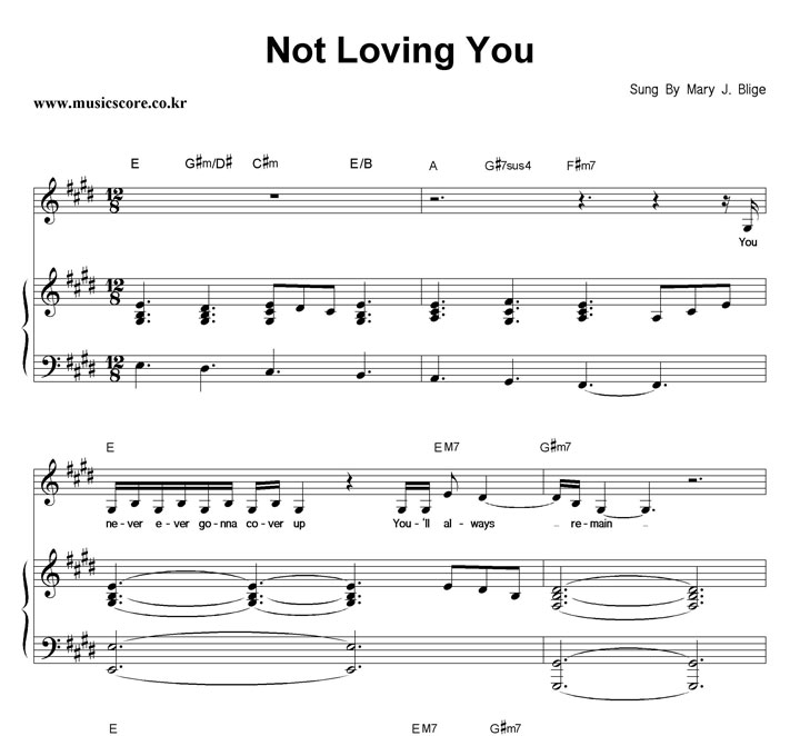 Mary J. Blige Not Loving You ǾƳ Ǻ