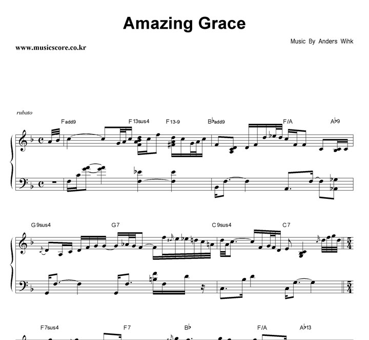 Anders Wihk Amazing Grace ǾƳ Ǻ