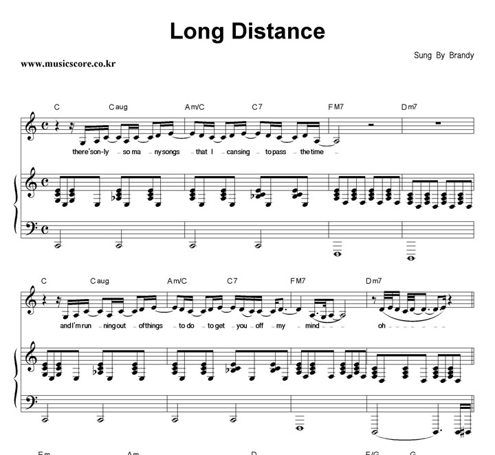 Brandy Long Distance ǾƳ Ǻ
