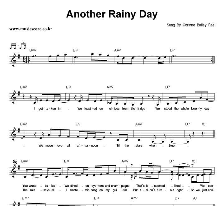 Corinne Bailey Rae Another Rainy Day Ǻ