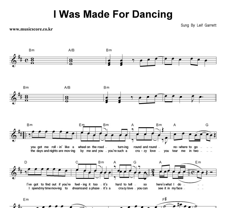 Leif Garrett I Was Made For Dancing Ǻ