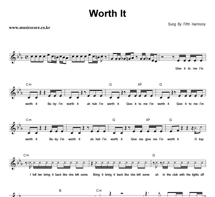 Fifth Harmony Worth It Ǻ