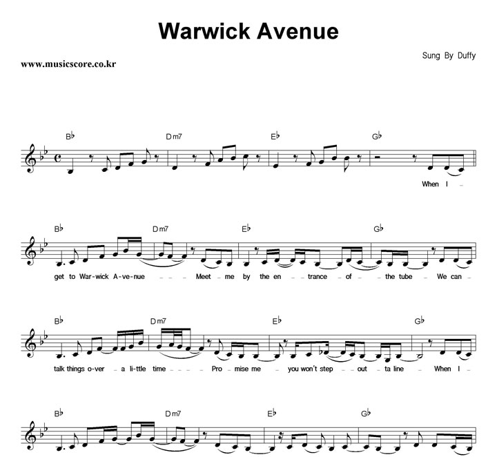 Duffy Warwick Avenue Ǻ