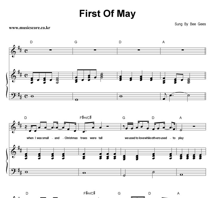 Bee Gees First Of May ǾƳ Ǻ