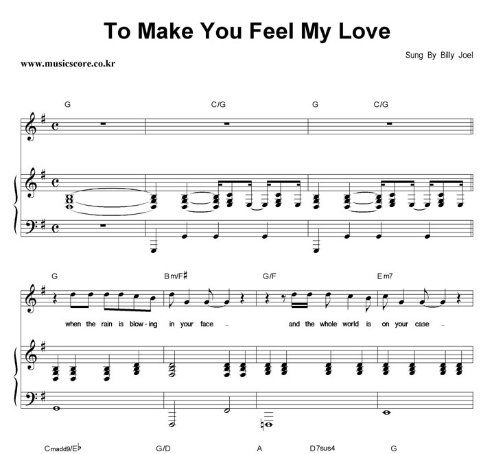 Billy Joel To Make You Feel My Love ǾƳ Ǻ