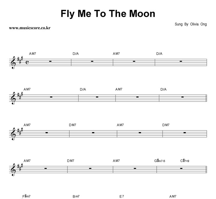 Olivia Ong Fly Me To The Moon Ǻ