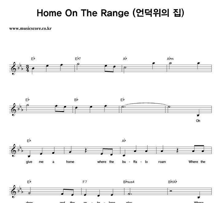  Home On The Range ( ) Ǻ