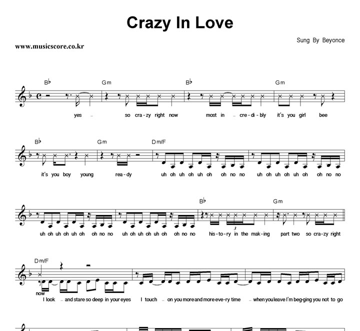 Beyonce Crazy In Love Ǻ