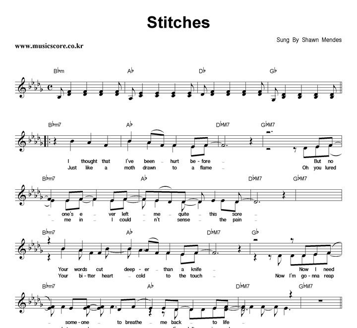 Shawn Mendes Stitches Ǻ