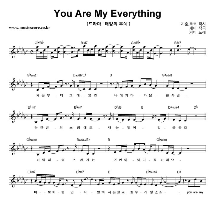 Ź You Are My Everything Ǻ