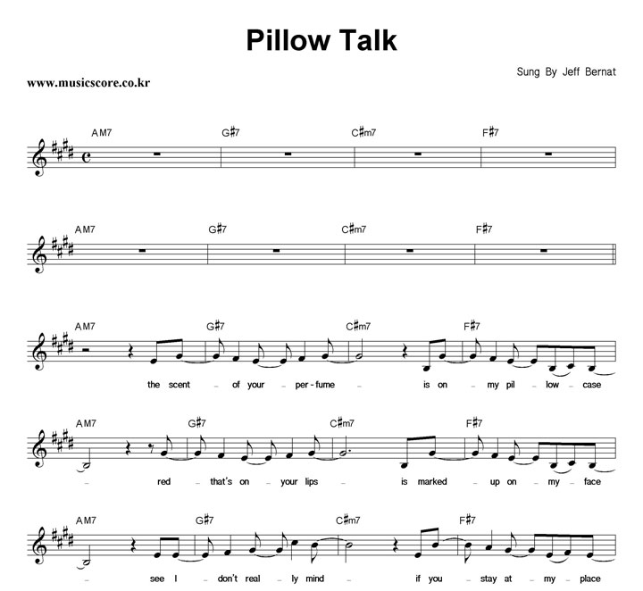Jeff Bernat Pillow Talk Ǻ