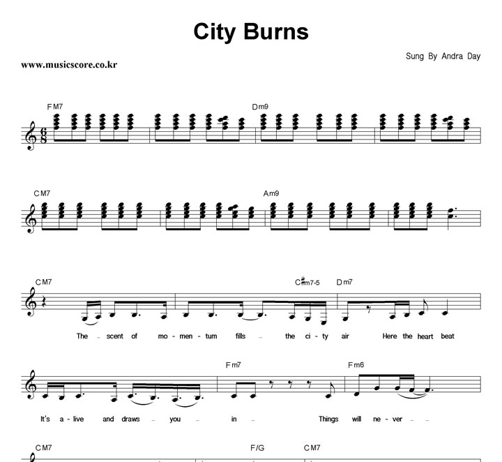 Andra Day City Burns Ǻ