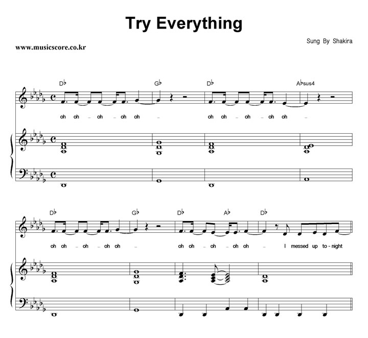 Shakira Try Everything ǾƳ Ǻ