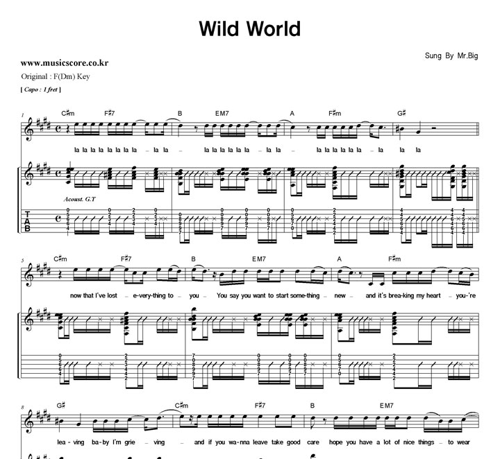 Mr.Big Wild World   EŰ Ÿ Ÿ Ǻ