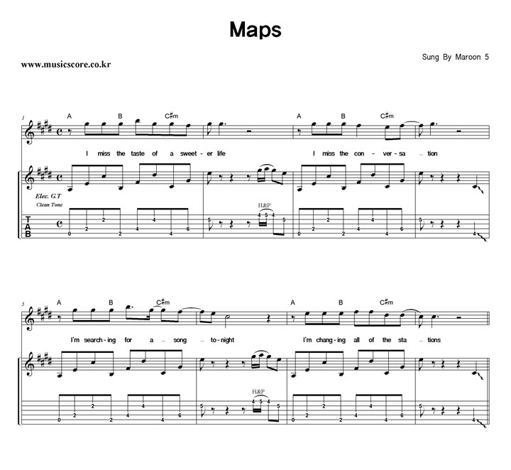 Maroon5 Maps  Ÿ Ÿ Ǻ