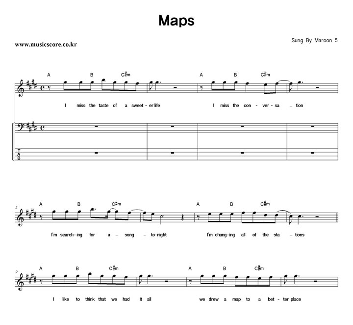 Maroon5 Maps  ̽ Ÿ Ǻ