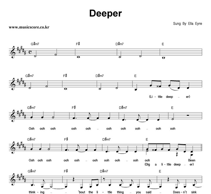 Ella Eyre Deeper Ǻ