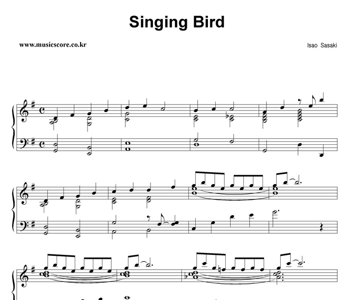 Isao Sasaki Singing Bird ǾƳ Ǻ