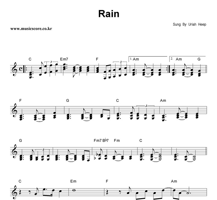 Uriah Heep Rain Ǻ