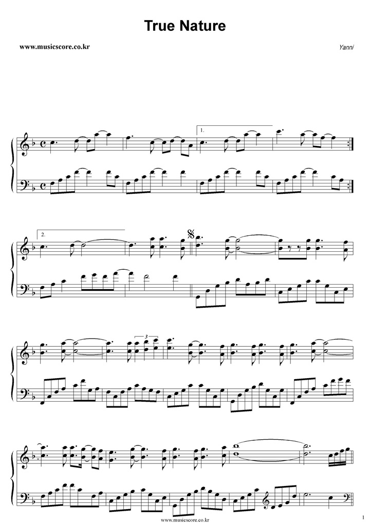 Yanni (ߴ) True Nature ǾƳ Ǻ