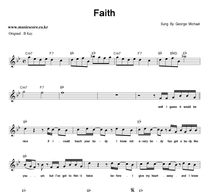 George Michael Faith  BbŰ Ǻ