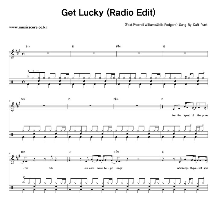 Daft Punk Get Lucky (Radio Edit)  巳 Ǻ