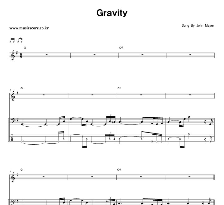 John Mayer Gravity  ̽ Ÿ Ǻ