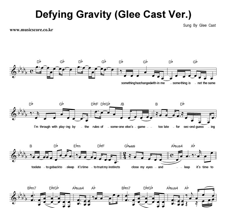 Glee Cast Defying Gravity (Glee Cast Ver.) Ǻ
