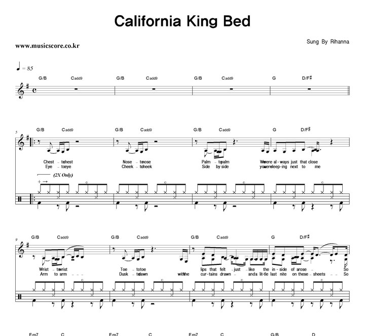 Rihanna California King Bed  巳 Ǻ