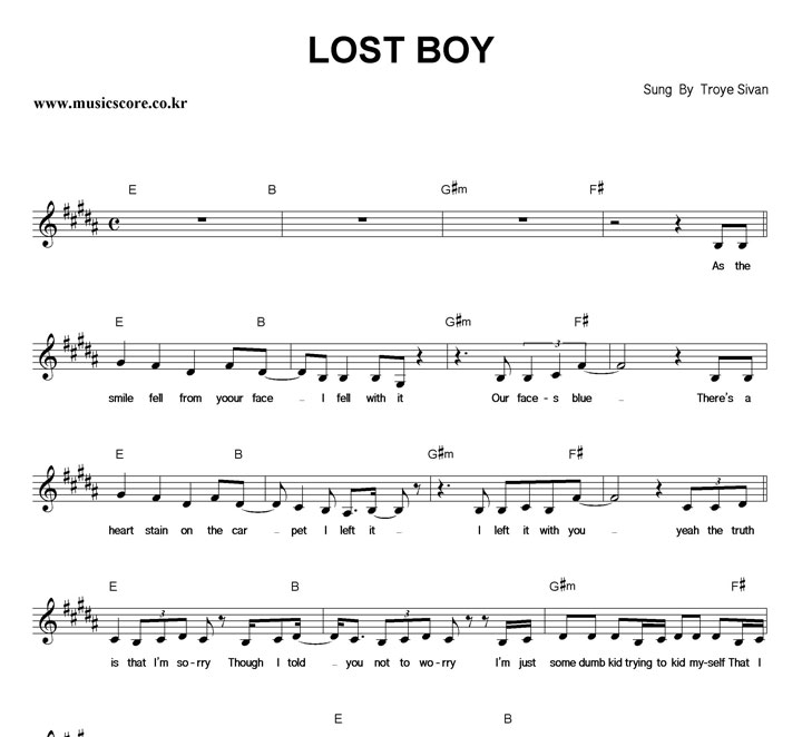 Troye Sivan LOST BOY Ǻ