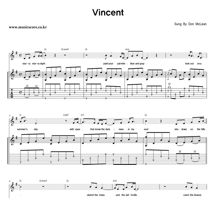 Don McLean Vincent Ÿ Ÿ Ǻ