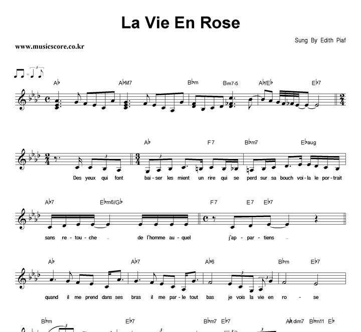 Edith Piaf La Vie En Rose (̺ λ) Ǻ