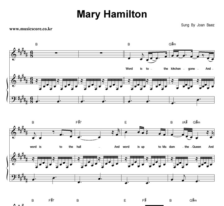 Joan Baez Mary Hamilton ǾƳ Ǻ