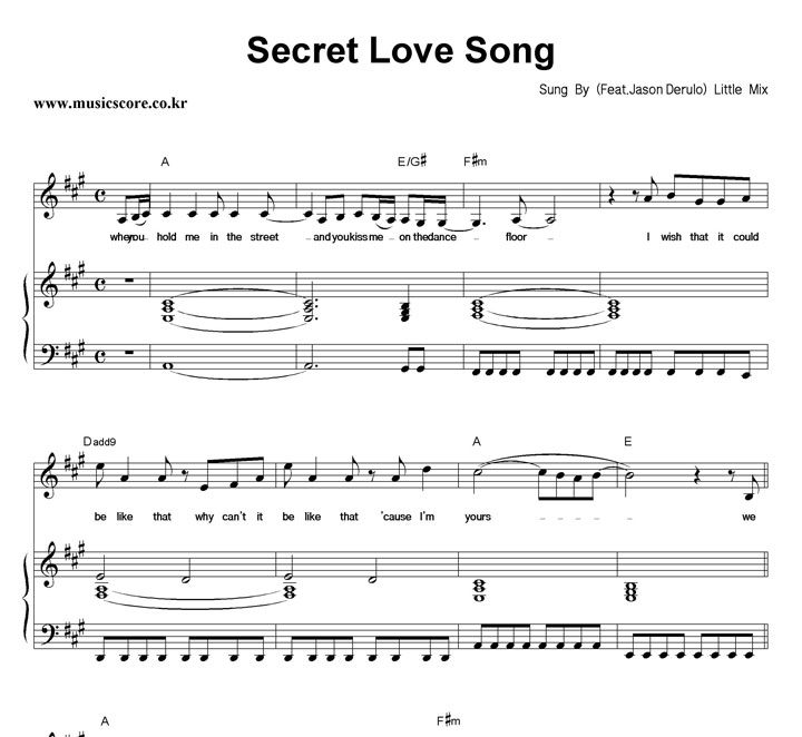Little Mix Secret Love Song ǾƳ Ǻ