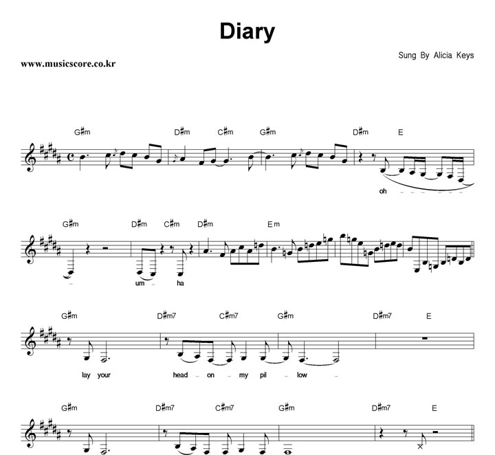 Alicia Keys Diary Ǻ