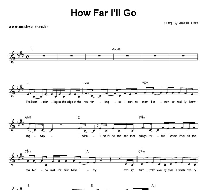 Alessia Cara How Far I'll Go Ǻ