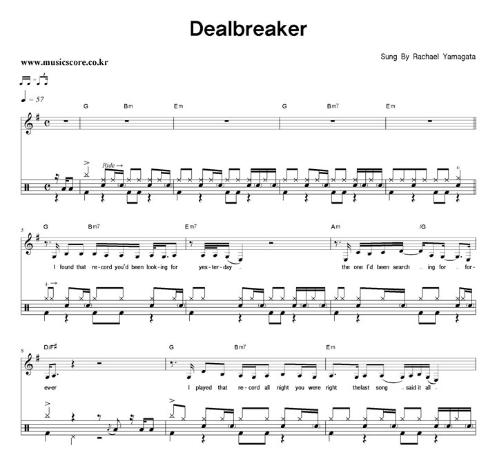 Rachael Yamagata Dealbreaker  巳 Ǻ