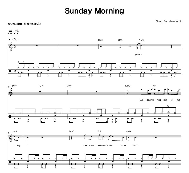 Maroon 5 Sunday Morning  巳 Ǻ