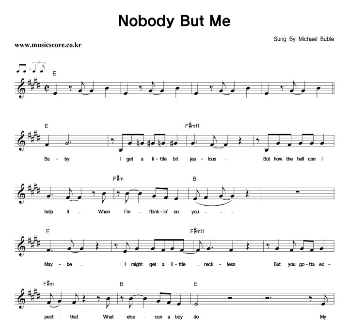 Michael Buble Nobody But Me Ǻ