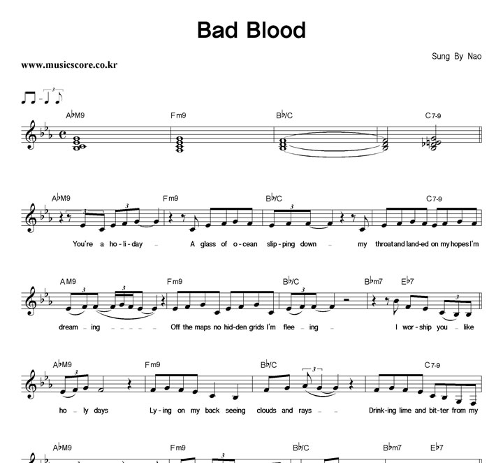 Nao Bad Blood Ǻ