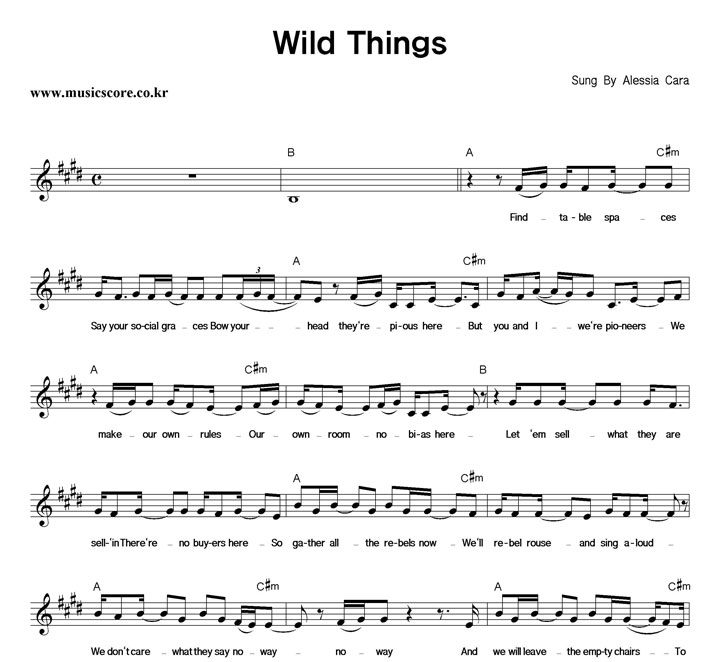 Alessia Cara Wild Things Ǻ