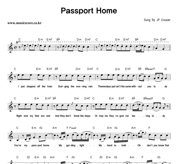 JP Cooper Passport Home Ǻ