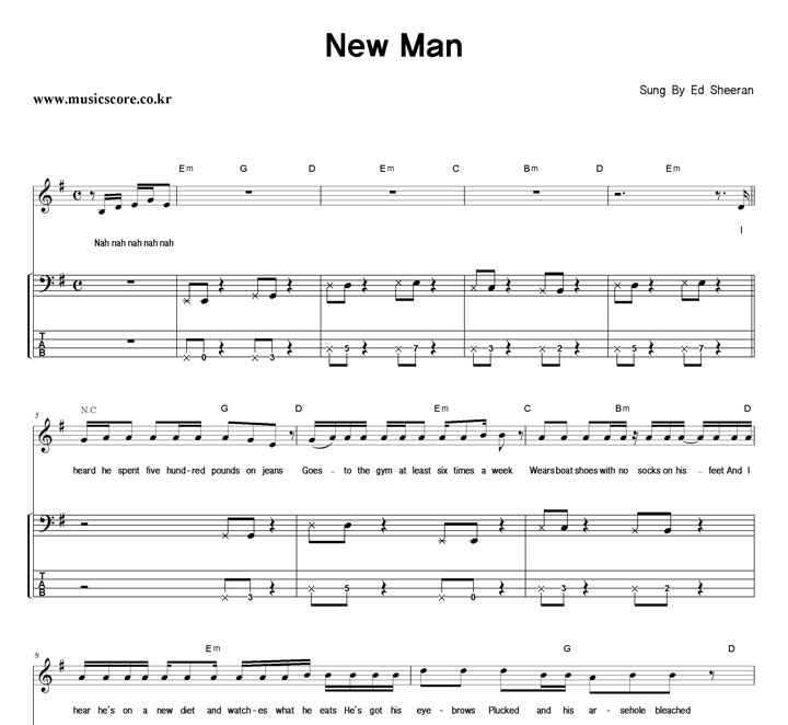 Ed Sheeran New Man  ̽ Ÿ Ǻ