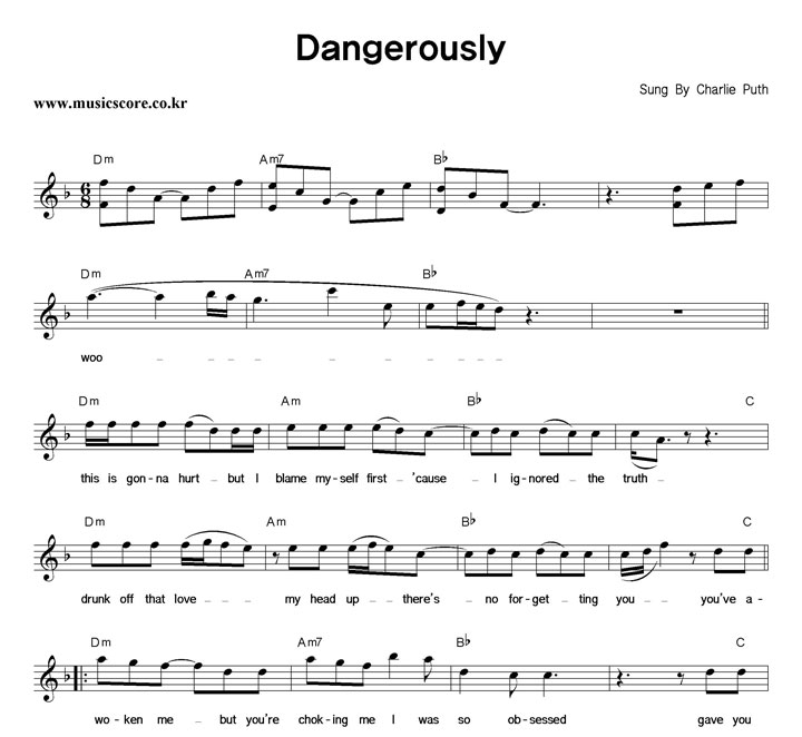 Charlie Puth Dangerously Ǻ