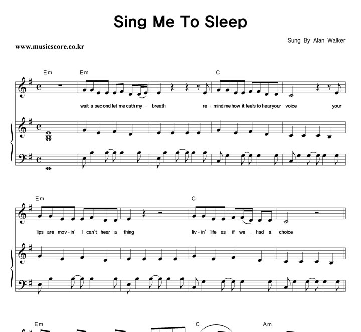 Alan Walker Sing Me To Sleep ǾƳ Ǻ