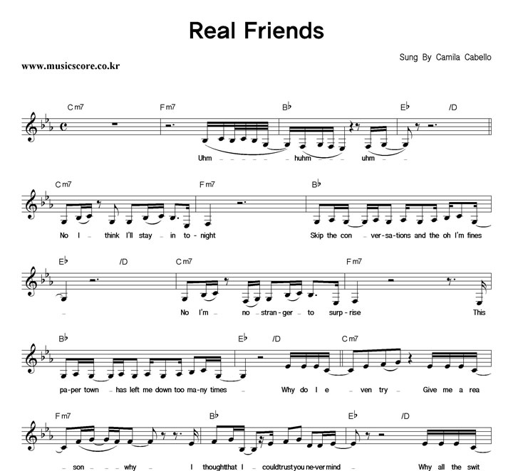 Camila Cabello Real Friends Ǻ